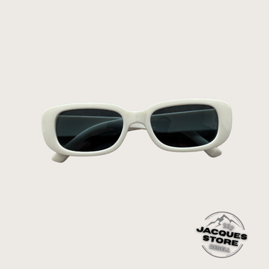 Vintage squared Sunglasses (white)
