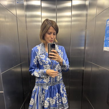 Sandro 100% silk dress