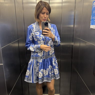 Sandro 100% silk dress