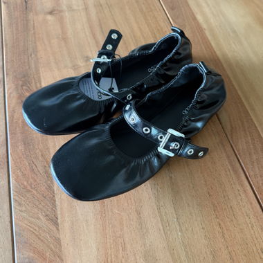 Ballerine nere con fibbia