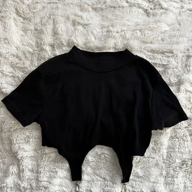 Crop top in y2k style