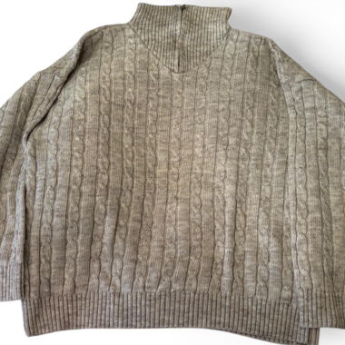 grey knit sweater knitwear 