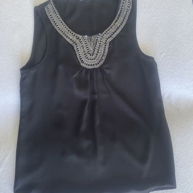 Black women’s blouse with embroidery