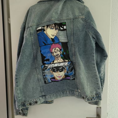 Veste en jean Anime XL