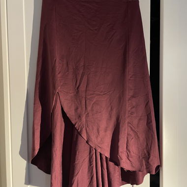 Burgundy Skirt