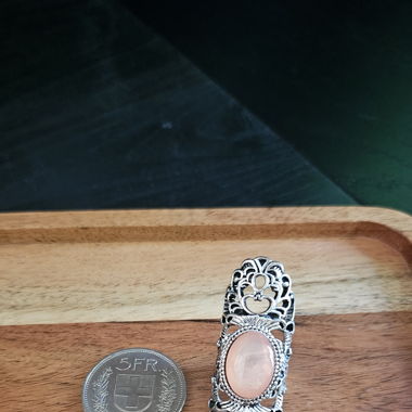 Grosser silberner Ring