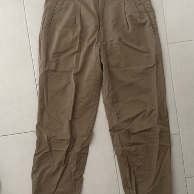 Beige Casual Pants