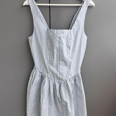 Robe Monki bleu-blanc