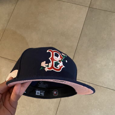 Cap blue and pink