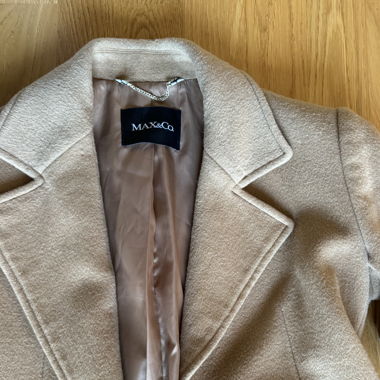 Wollmantel max&co in Camel