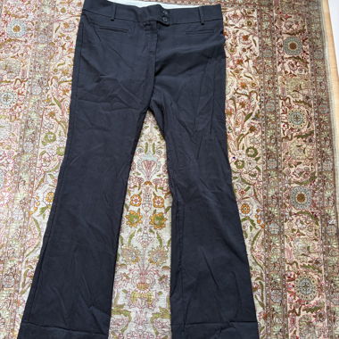 Black bootcut suit trousers Size L