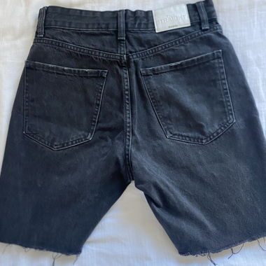 Black Denim Shorts