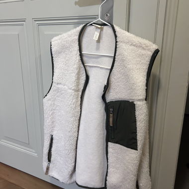 Fur gilet, size S