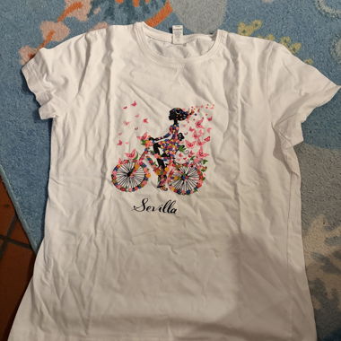 Weisses T-Shirt von Sevilla