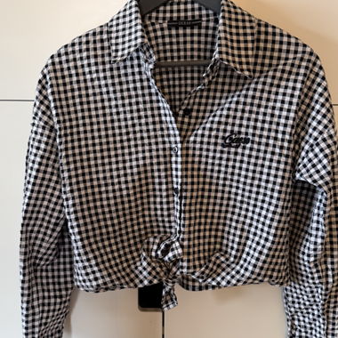 GUESS Tie-Front Shirt