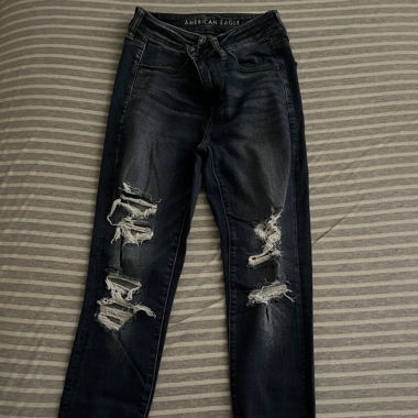 Jeans skinny troué