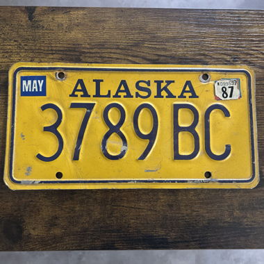U.S. Autoschild, Alaska 3789BC