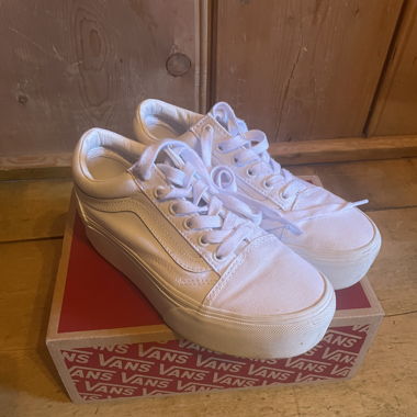 Old Skool Stac True White Vans
