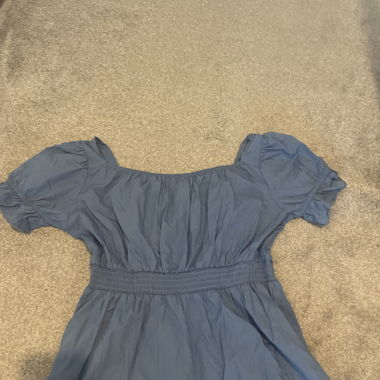 Blaue vintage bluse