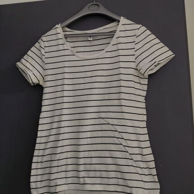 Set di 2 t-shirt a maniche corte a righe