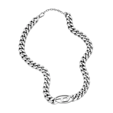 Diesel Oval D Chain Halskette