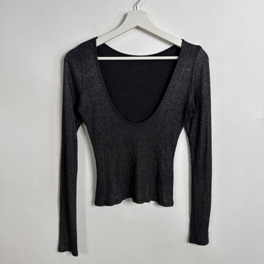 Longsleeve mit Rippenstruktur