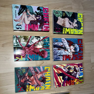Chainsaw Man Mangaka 1-8 & 10 Bänder
