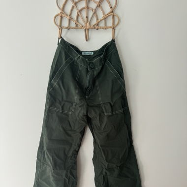Dark Green Pants
