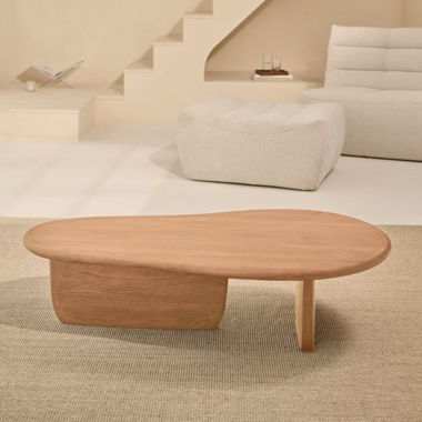 NEU Designer Couchtisch aus Buche / coffee table