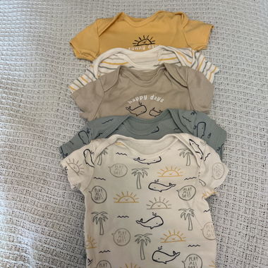 5 süsse Babybodys, Grösse 56 