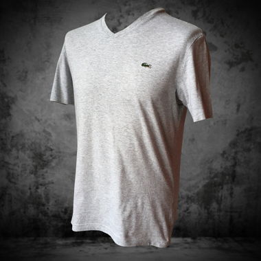 Lacoste T-Shirt Regular Fit Grau Herren M