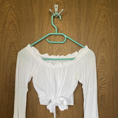Schulterfreie Bluse