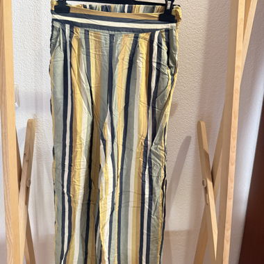 Pantalon ample décontracté rayé Oysho