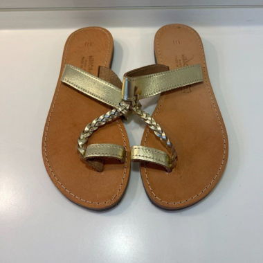 Lissos Sandals, genuine leather, size 38