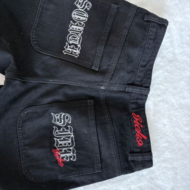 Sicko schwarze Jeans