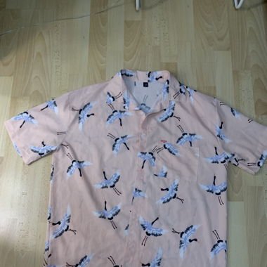 Dad Shirt mit Pelikan mustern 