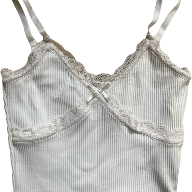 Robe blanche en dentelle