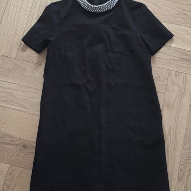 Black dress with beads MNG