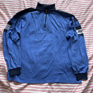 Felpa Blu Quarter-Zip