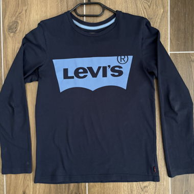 T-shirt Levi’s à manches longues bleu marine