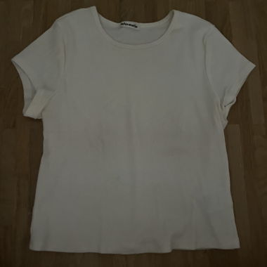 crop top bianco, taglia S