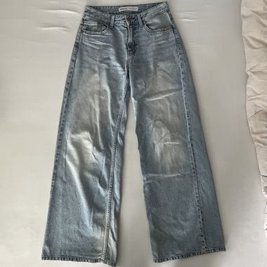 Jeans wide leg blu 