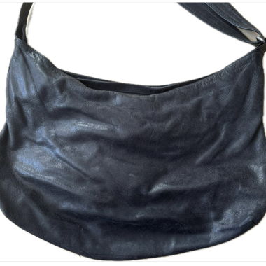 Borsa in pelle nera