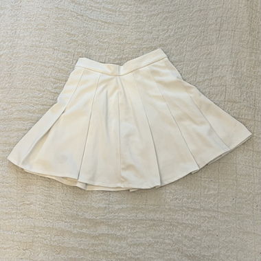 short white skirt