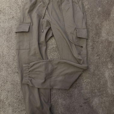 Beige cargo trousers