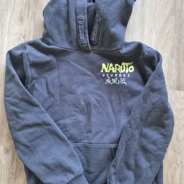 Felpa Naruto nera 128