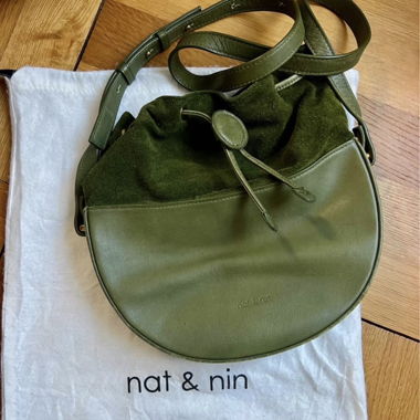 Sac bandouliere vert Nat & Nin