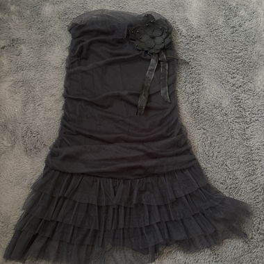 Schwarzes Tutu-Kleid