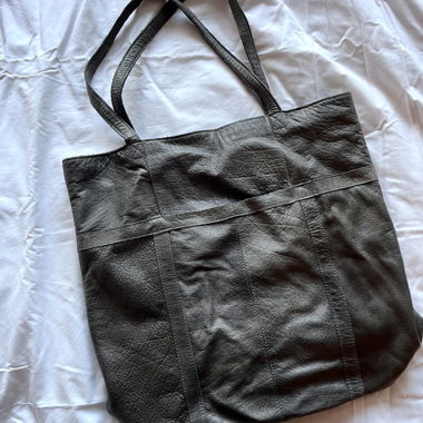 Borsa a tracolla grigia