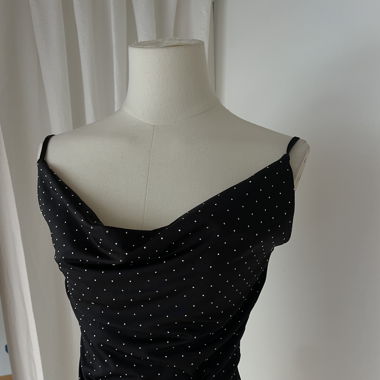 Glitter Top Black
